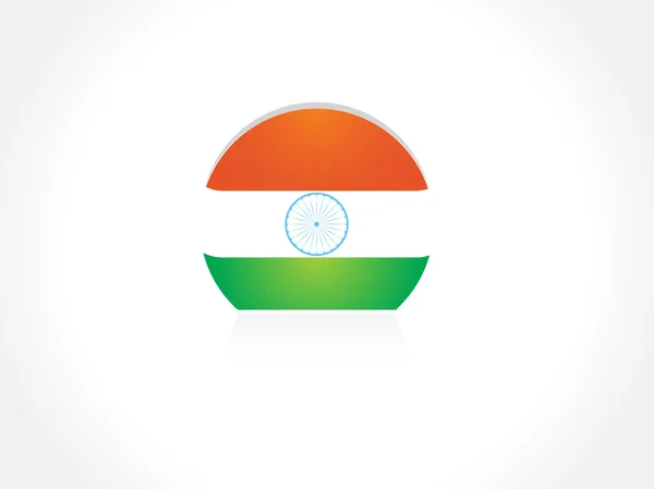 Creative vector illustration of Indian tri-colour flag for Republic Day concept — Stock Vector