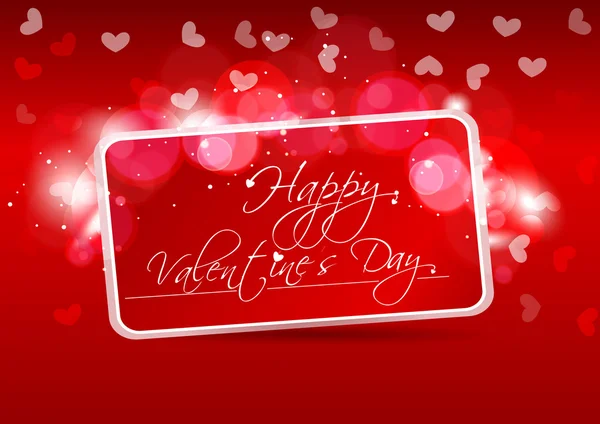 Resumen Corazón Vector para el Día de San Valentín Fondo — Archivo Imágenes Vectoriales