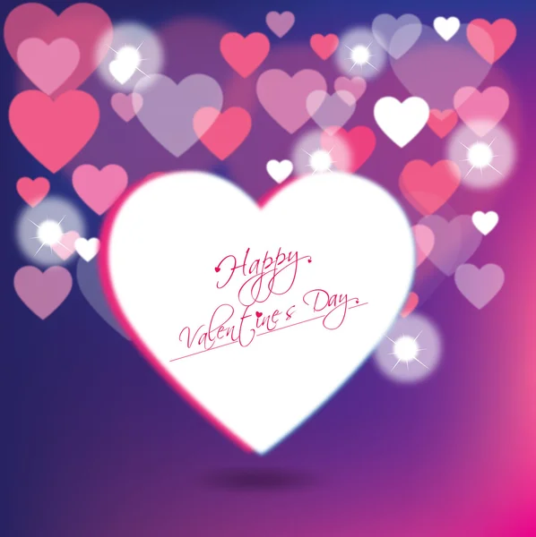 Аннотация Vector Heart for Valentine 's Day Background — стоковый вектор