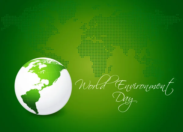 Illustration of world environment day concept background. — Stock Vector