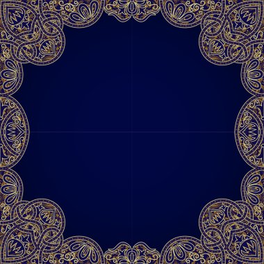 Vector floral Arabesk sorunsuz arka plan