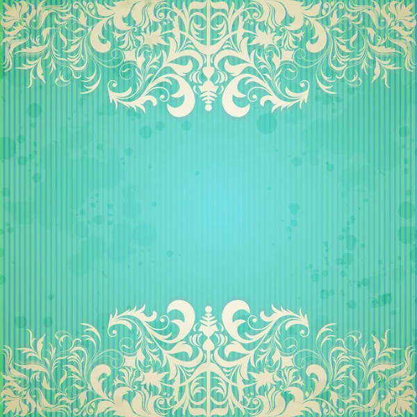 Vintage frame and grungy paper for design — Stock Vector