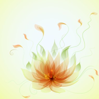 tasarlamak vektör sarı lotus çiçeği