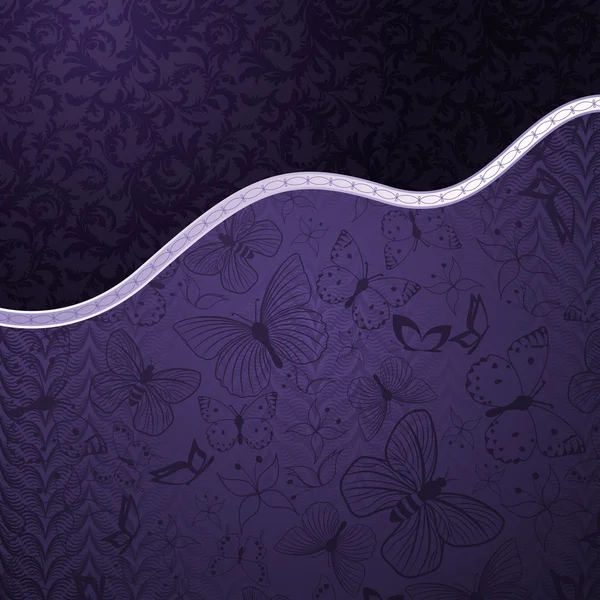 Fundo de papel violeta escuro — Vetor de Stock