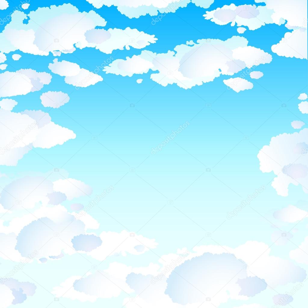 Blue skies with clouds