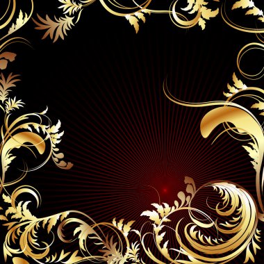 Vintage çiçek arka plan