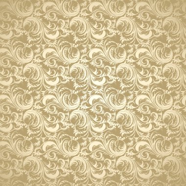 Klasik çiçek desenli.