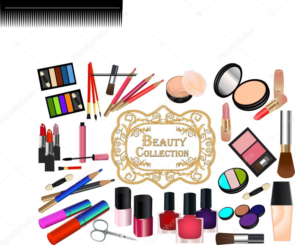 Collection of cosmetic elements