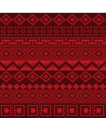 fair Isle tarzı Dikişsiz örgü arka plan
