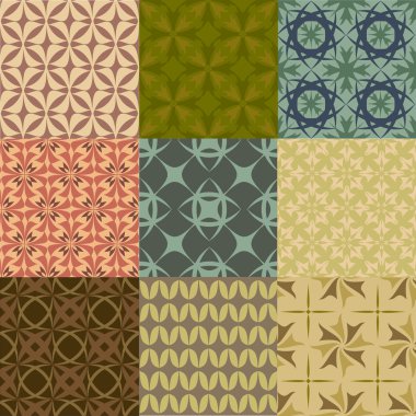 vektör geometrik sorunsuz patters kümesi