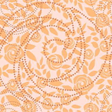 Güllerle kusursuz desen