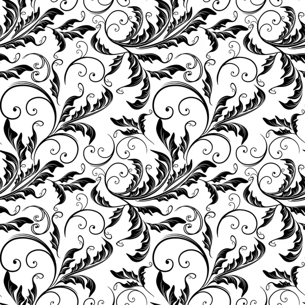 Motif floral sans couture — Image vectorielle