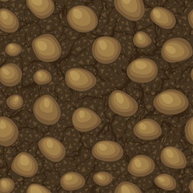 martı siluetleri ile Seamless Modeli