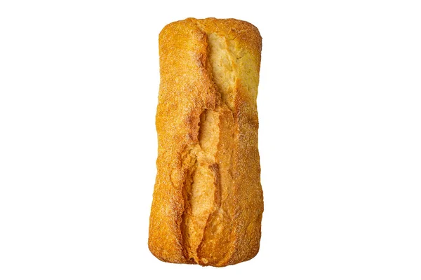 Bread on a white background top view — Stock Photo, Image