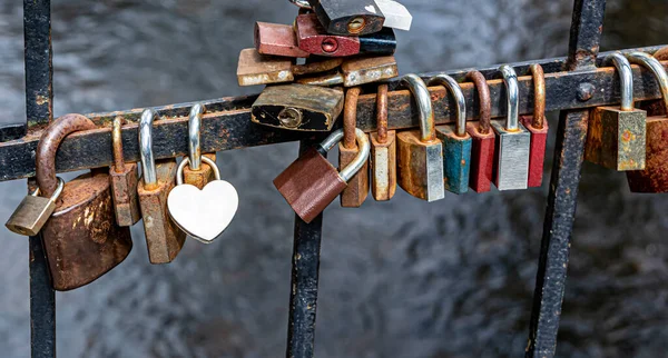 Château Amour Sur Pont Amour Éternel Symbole Indissolubilité Constance Dans — Photo