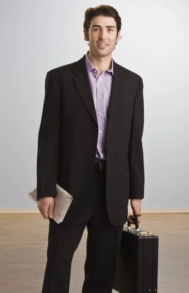 Man with Briefcase — Stock Photo, Image