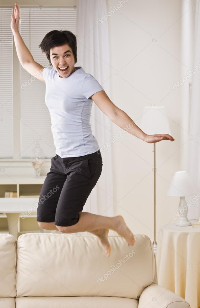 Person Jumping Up And Down