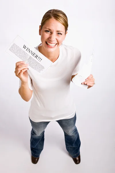 Frau mit Intimsphäre — Stockfoto