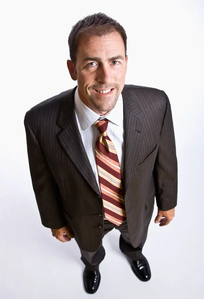 Businessman smiling — Stock Photo, Image