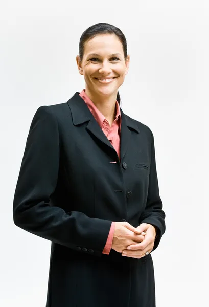 Businesswoman smiling — Stock Photo, Image