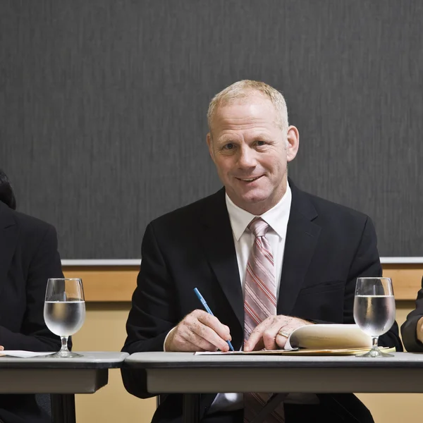 Businessman Taking Notes — Stock Photo, Image