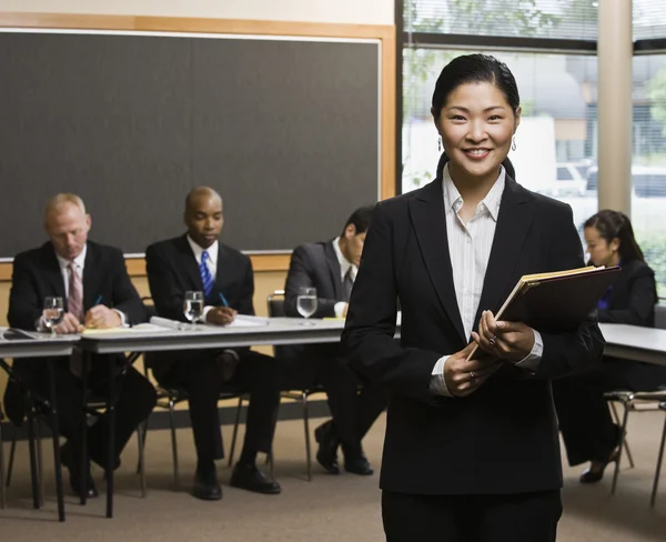 Businesswoman Smiling — Stock Photo, Image