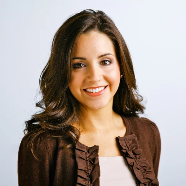 Young woman smiling — Stock Photo, Image