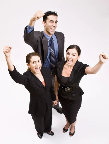 Business cheering — Stock Photo, Image