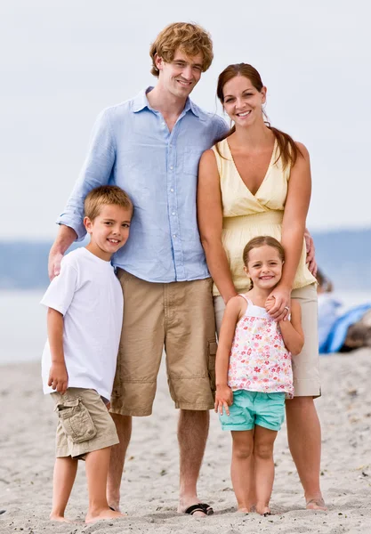 Family at beach Royalty Free Stock Photos
