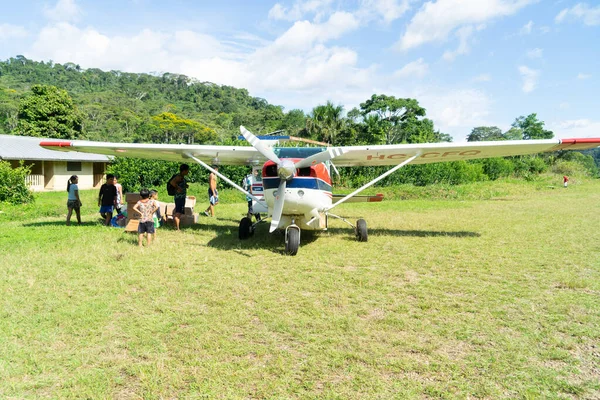 November 2021 Shell Pastaza Ecuador Lätta Flygplan Liten Landningsbana Amazonas — Stockfoto