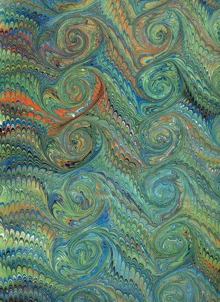 Rönesans/Kraliçe Viktorya dönemine ait mermer kağıt 14