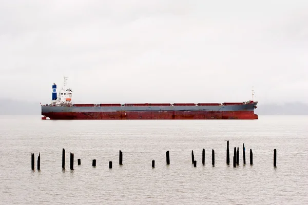 Vrachtschip, columbia river — Stockfoto