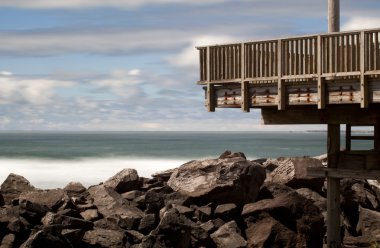 Viewing Platform at the South Jetty clipart