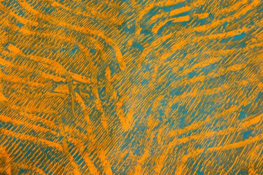 Hamur kağıt: Turuncu ve mavi