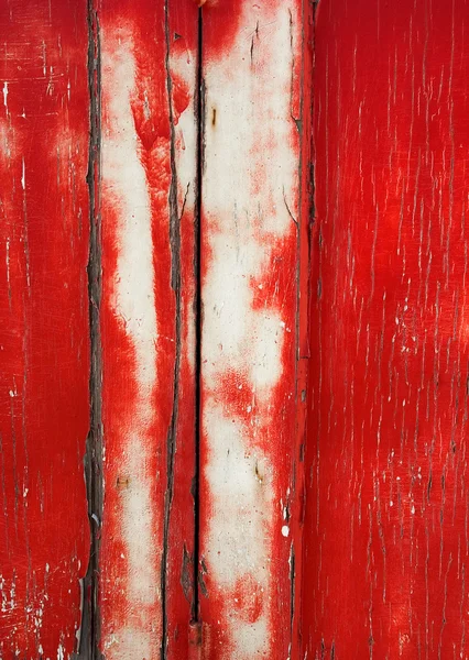 Grunge Background: Cracked Red Door — Stock Photo, Image