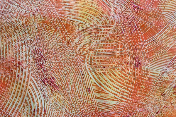 Kağıt yapıştırın: portakal, kırmızı ve gri swirls — Stok fotoğraf