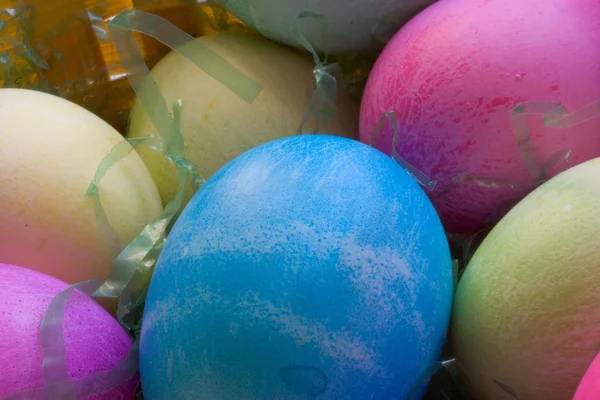 Una docena de huevos de Pascua — Foto de Stock