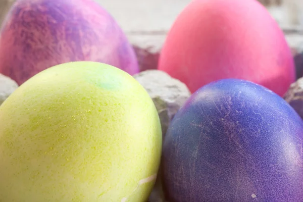 Dört Paskalya yortusu yumurta — Stok fotoğraf