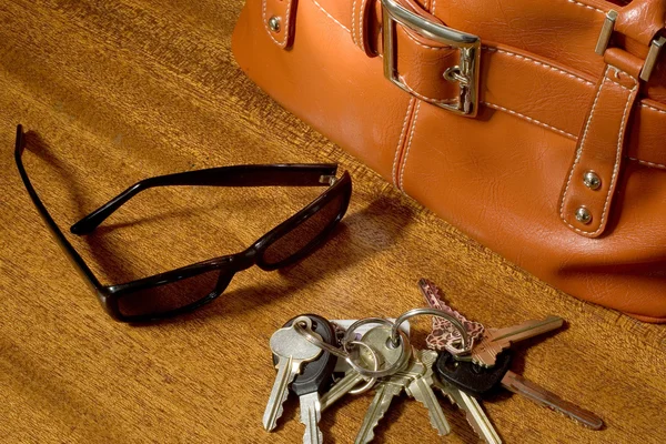 She's Ready to Go, or, She's Just Gotten Home — Stock Photo, Image