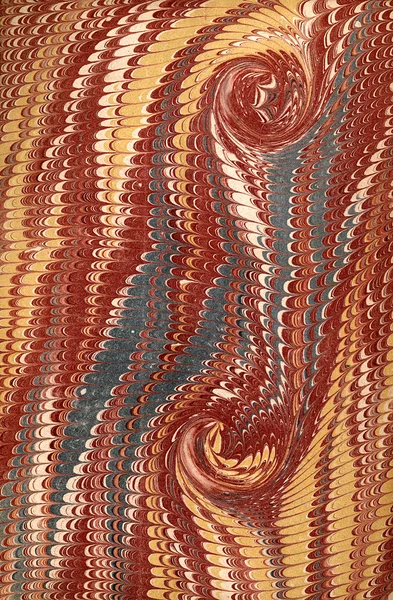 Victorian Marbled Paper — Stock Photo, Image