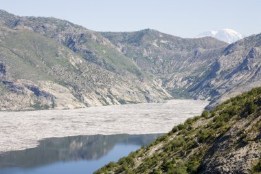 Spirit Lake at Mount St. Helens National Monument clipart