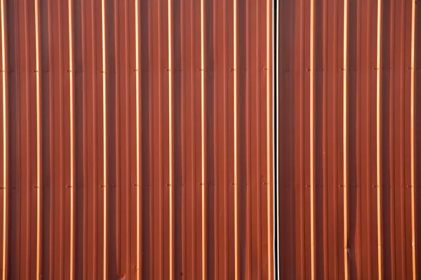 Corrugated Metal Red Background — Stock Photo, Image