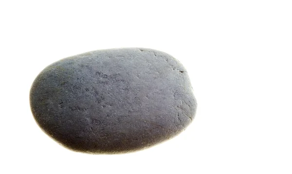 Piedra única sobre fondo blanco — Foto de Stock