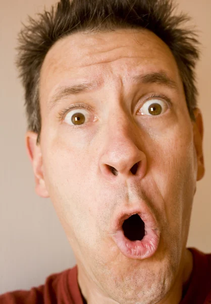 Attractive, Surprised Man — Stock Photo, Image