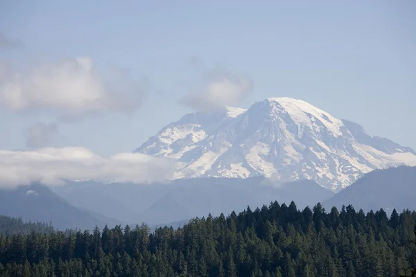 Mount Rainier в хмарах — стокове фото