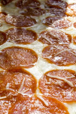 sıcak biberli pizza bir sayfası