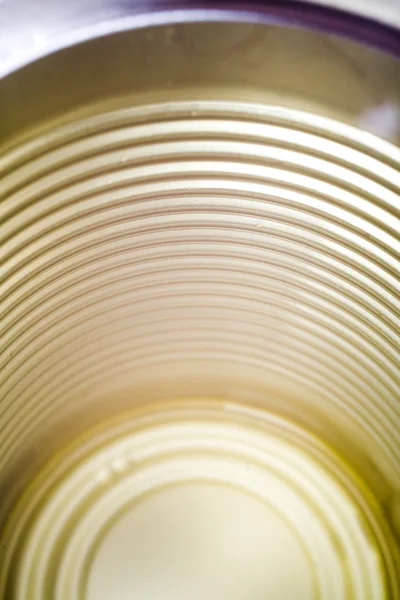 Život uvnitř plechovky polévky — Stock fotografie