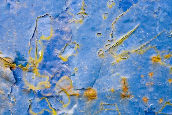 Abstracte roest blauwe romp — Stockfoto