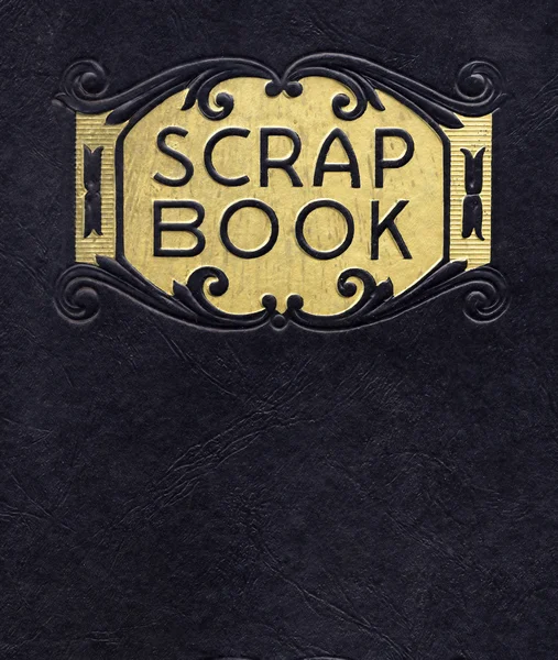 Antique Scrapbook, Circa 1890 (no longer under copyright) — Stock Photo, Image