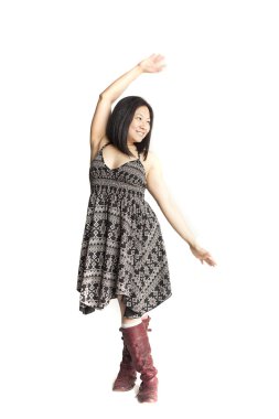 kahverengi saçlı ve gözlü güzel kadın